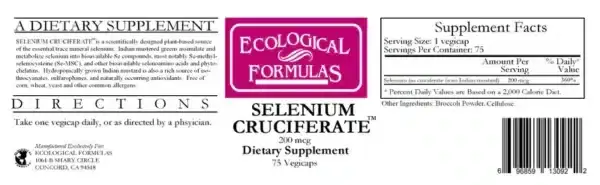 Ecological Formulas - Selenium Cruciferae - Bild 2